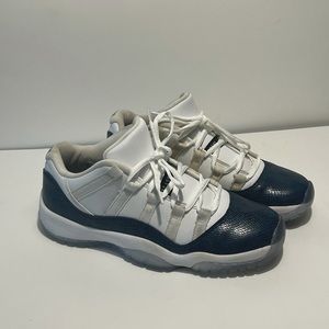 Navy Snakeskin Jordan 11